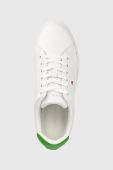 Шкіряні кросівки Tommy Hilfiger ESSENTIAL COURT SNEAKER колір бежевий FW0FW07427 (2977430)