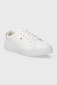 Шкіряні кросівки Tommy Hilfiger ESSENTIAL COURT SNEAKER колір білий FW0FW07427 (3449543)