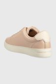 Шкіряні кросівки Tommy Hilfiger ESSENTIAL COURT SNEAKER колір бежевий FW0FW07427 (2976488)
