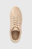 Шкіряні кросівки Tommy Hilfiger ESSENTIAL COURT SNEAKER колір бежевий FW0FW07427 (2976488)