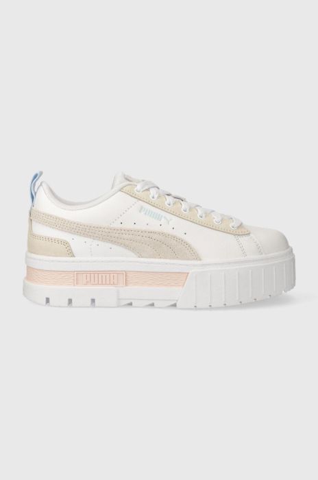 Шкіряні кросівки Puma Mayze Mix Wns колір білий 387468-05