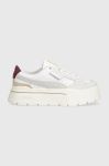 Шкіряні кросівки Puma Mayze Stack Luxe Wns колір білий Шкіряні кросівки Puma Mayze Stack Luxe Wns колір білий