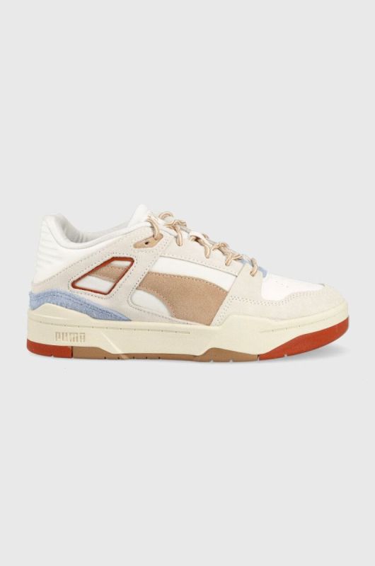 Замшеві кросівки Puma Slipstream Wild Women Wns колір бежевий