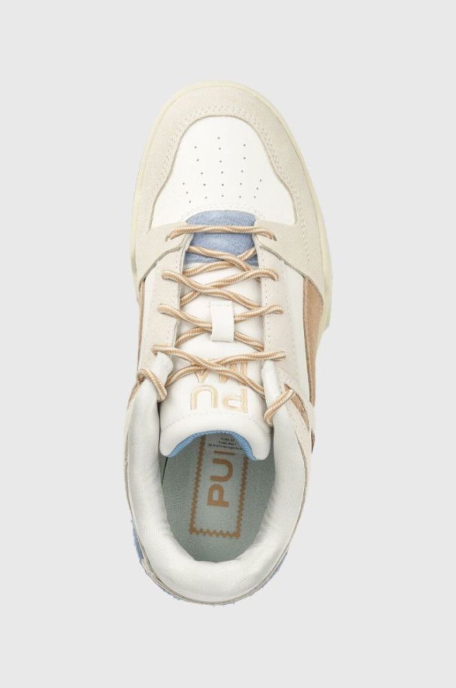 Замшеві кросівки Puma Slipstream Wild Women Wns колір бежевий фото 4