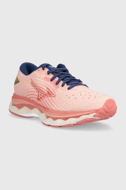 Бігові кросівки Mizuno Wave Sky 6 колір помаранчевий фото 2