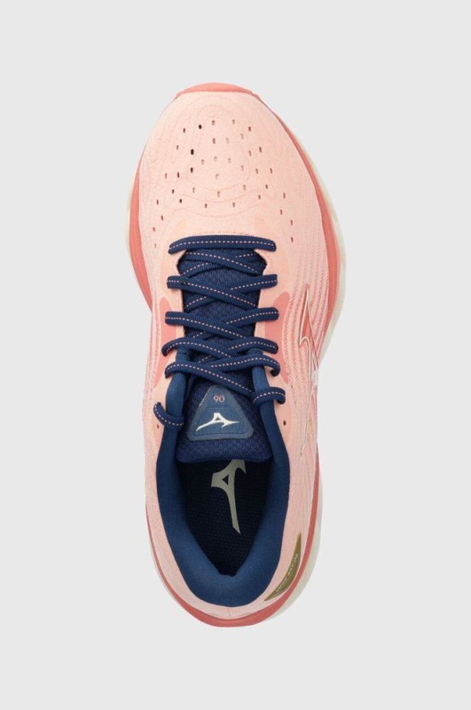 Бігові кросівки Mizuno Wave Sky 6 колір помаранчевий фото 4