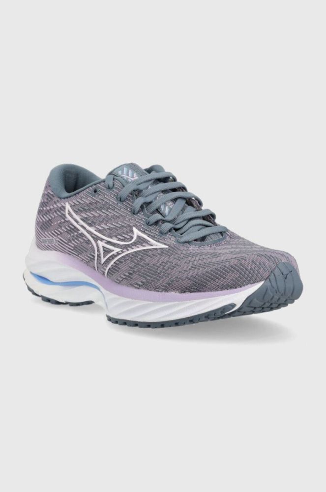 Бігові кросівки Mizuno Wave Rider 26 колір фіолетовий фото 2