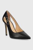 Шкіряні туфлі Guess Gabbi колір чорний FL5GBB LEA08