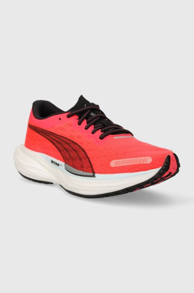 Бігові кросівки Puma Deviate Nitro 2 колір червоний фото 2