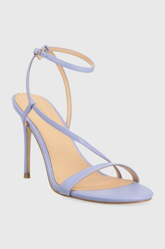 Шкіряні сандалі Guess Kadera колір фіолетовий FL5KAD LEA03 VIOLE фото 2