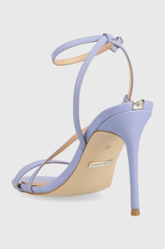 Шкіряні сандалі Guess Kadera колір фіолетовий FL5KAD LEA03 VIOLE фото 3