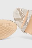 Шкіряні сандалі Guess Kadera колір бежевий FL5KAD LEP03 CREAM