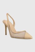 Туфлі Guess Piano колір бежевий FL5PNO LEA05 NUDE