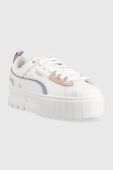 Шкіряні кросівки Puma Mayze UT Wns колір білий 389862-01