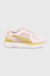 Кросівки Puma Cruise Rider NU Satin Wns колір рожевий Кросівки Puma Cruise Rider NU Satin Wns колір рожевий