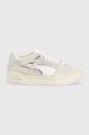Шкіряні кросівки Puma Slipstream 8ENJAMIN колір білий Шкіряні кросівки Puma Slipstream 8ENJAMIN колір білий