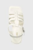 Шкіряні сандалі Aldo Jeni колір білий 13543009.JENI