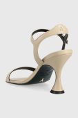 Шкіряні сандалі Patrizia Pepe колір бежевий 8X0057 L011 B732