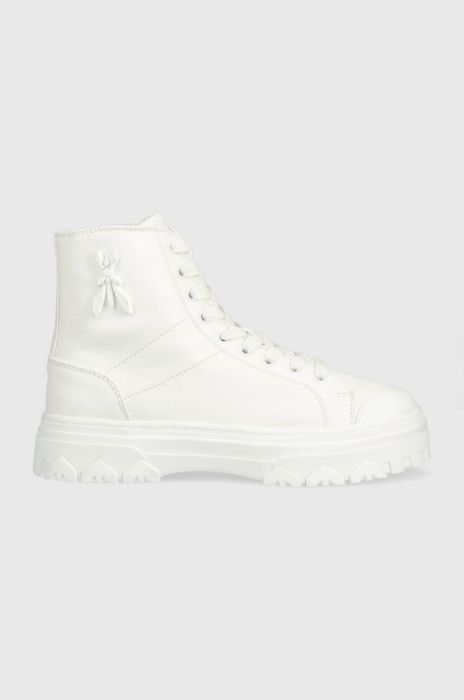 Шкіряні кеди Patrizia Pepe жіночі колір білий 8ZA001 E028 W146