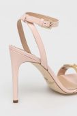 Шкіряні сандалі Elisabetta Franchi колір рожевий (2911267)