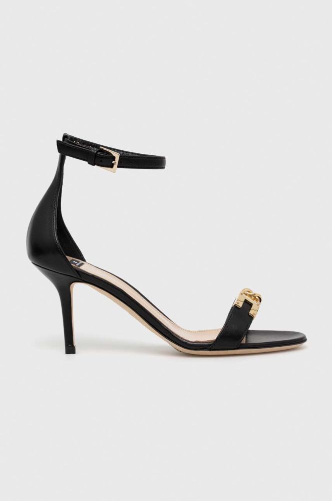 Шкіряні сандалі Elisabetta Franchi колір чорний SA75L31E2