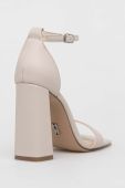 Шкіряні сандалі Steve Madden Airy колір бежевий SM19000021