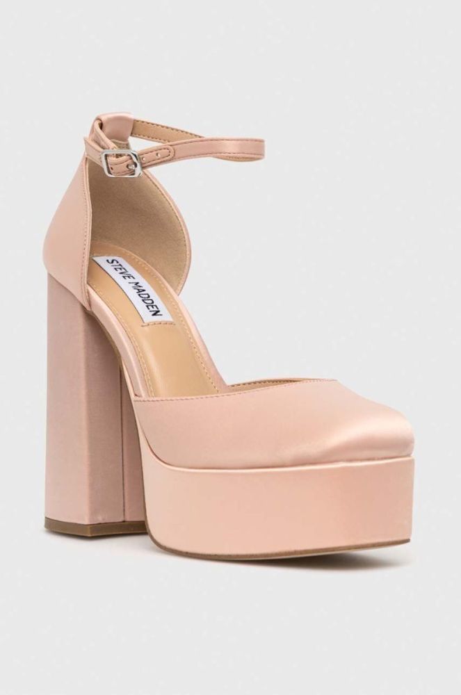 Туфлі Steve Madden Tamy колір рожевий каблук блок фото 2