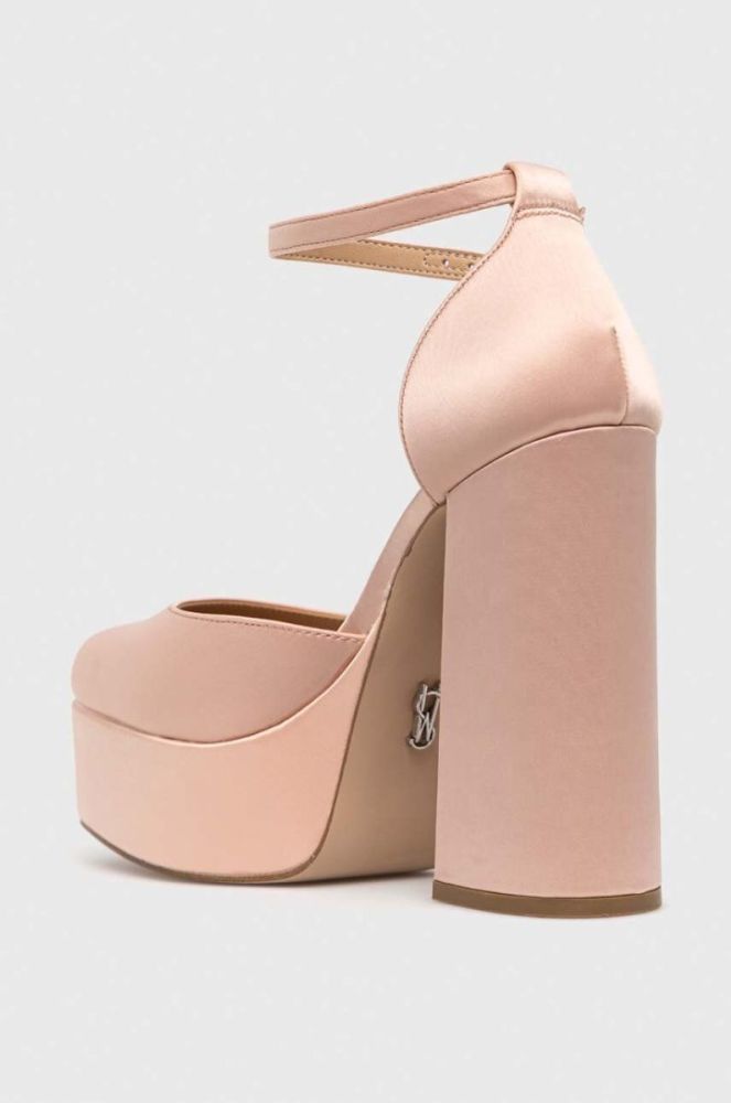 Туфлі Steve Madden Tamy колір рожевий каблук блок фото 3