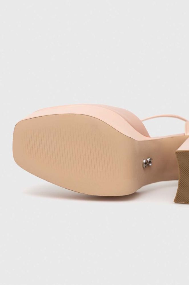 Туфлі Steve Madden Tamy колір рожевий каблук блок фото 4