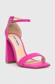 Шкіряні сандалі Steve Madden Airy колір рожевий SM19000021