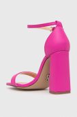 Шкіряні сандалі Steve Madden Airy колір рожевий SM19000021