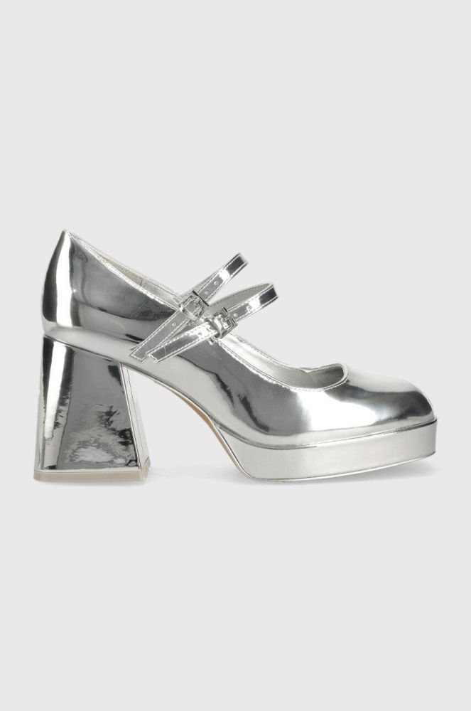Туфлі Aldo Manda колір срібний каблук блок 13543052.MANDA