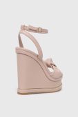Сандалі Aldo Barykin жіночі колір рожевий на танкетці