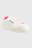 Шкіряні кросівки Love Moschino Sneakerd Bold 40 колір білий JA15374G1G (3100334)