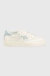 Шкіряні кросівки Reebok Classic Club C 85 колір білий GV6983-CLK/PEA/A Шкіряні кросівки Reebok Classic Club C 85 колір білий GV6983-CLK/PEA/A