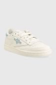 Шкіряні кросівки Reebok Classic Club C 85 колір білий GV6983-CLK/PEA/A