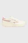 Кросівки Reebok Classic Club C Double Raven колір білий GY4802-CLK/ROS/CK Кросівки Reebok Classic Club C Double Raven колір білий GY4802-CLK/ROS/CK
