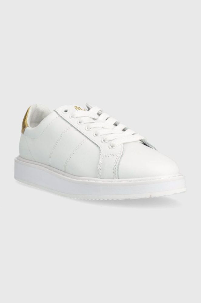 Шкіряні кросівки Lauren Ralph Lauren 802875886002 колір білий 802875886002 фото 2