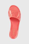 Шльопанці Lauren Ralph Lauren 802891416001 жіночі колір помаранчевий