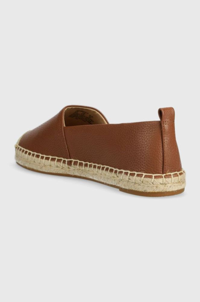 Шкіряні еспадрилі Lauren Ralph Lauren Cameryn IV колір коричневий 802905304002 фото 3