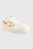 Шкіряні кросівки Reebok Classic Club C Double Reven колір білий GV7031-CLK/GR/FUZ