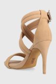 Замшеві сандалі Dkny CANDRA колір бежевий