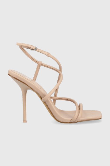 Шкіряні сандалі Dkny REIA колір бежевий K4261929 (2899040) Шкіряні сандалі Dkny REIA колір бежевий K4261929 (2899040)
