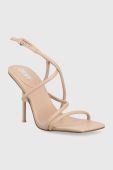 Шкіряні сандалі Dkny REIA колір бежевий K4261929 (2899040) Шкіряні сандалі Dkny REIA колір бежевий K4261929 (2899040)