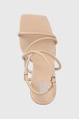 Шкіряні сандалі Dkny REIA колір бежевий K4261929 (2899040) Шкіряні сандалі Dkny REIA колір бежевий K4261929 (2899040)