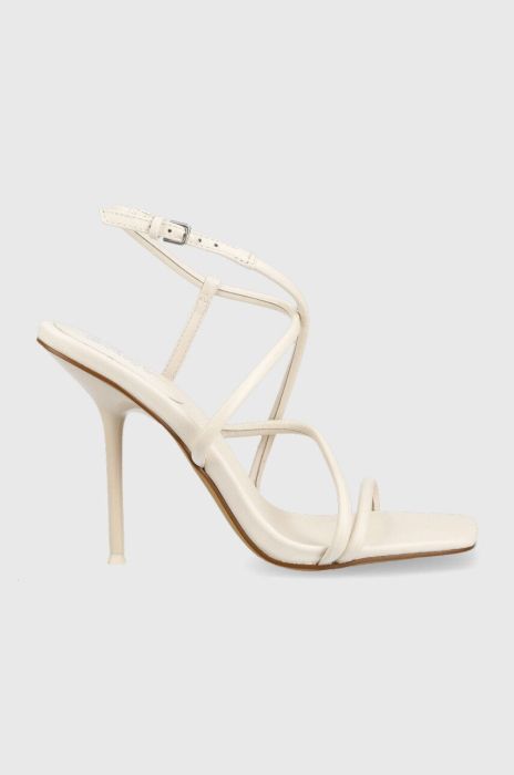 Шкіряні сандалі Dkny REIA колір бежевий K4261929 (2901290)