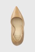 Шкіряні туфлі Baldowski колір бежевий (2897956)