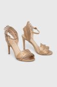 Шкіряні сандалі Baldowski колір золотий (3201126)