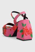 Сандалі Pinko Fantine колір рожевий 100655 A0O6 YNR