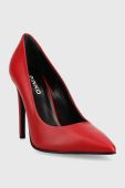 Шкіряні туфлі Pinko Leonie колір червоний 100675 A0N9 R41